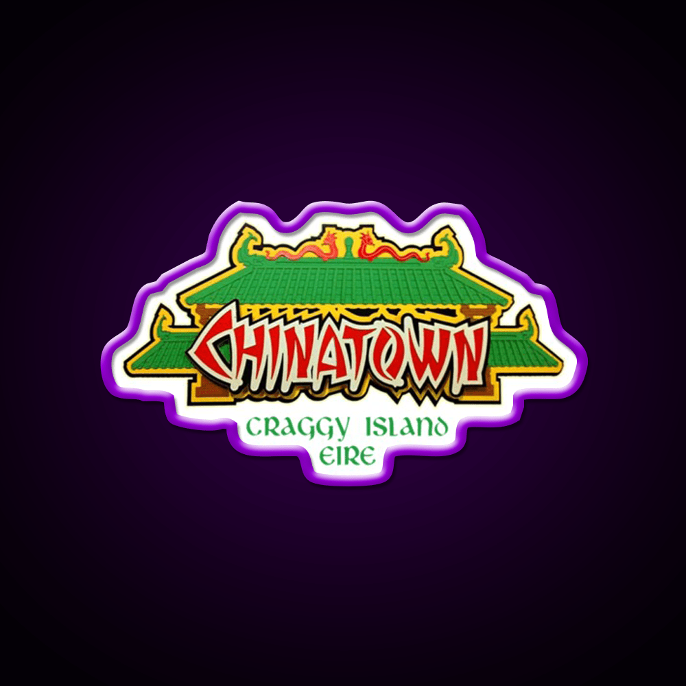 Father Ted Chinatown Craggy Island Asian Cultural Led Neon Sign Wall Art Rgb Color - Shineneon