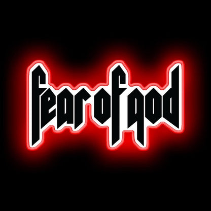 Fear Of God Neon Sign - Shineneon