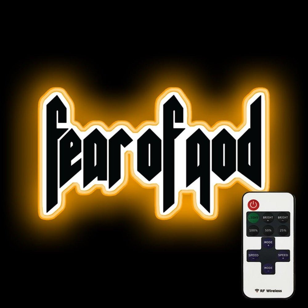 Fear Of God Neon Sign - Shineneon