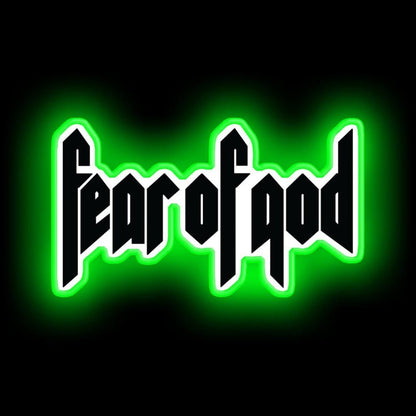 Fear Of God Neon Sign - Shineneon