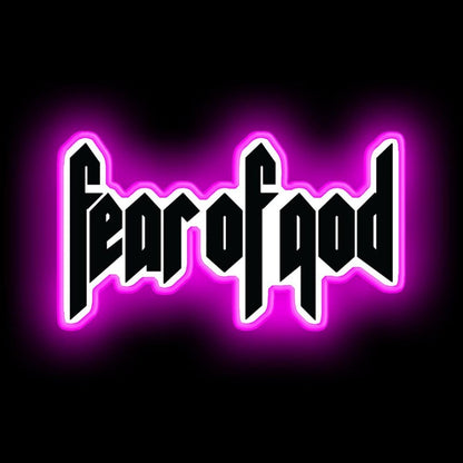 Fear Of God Neon Sign - Shineneon