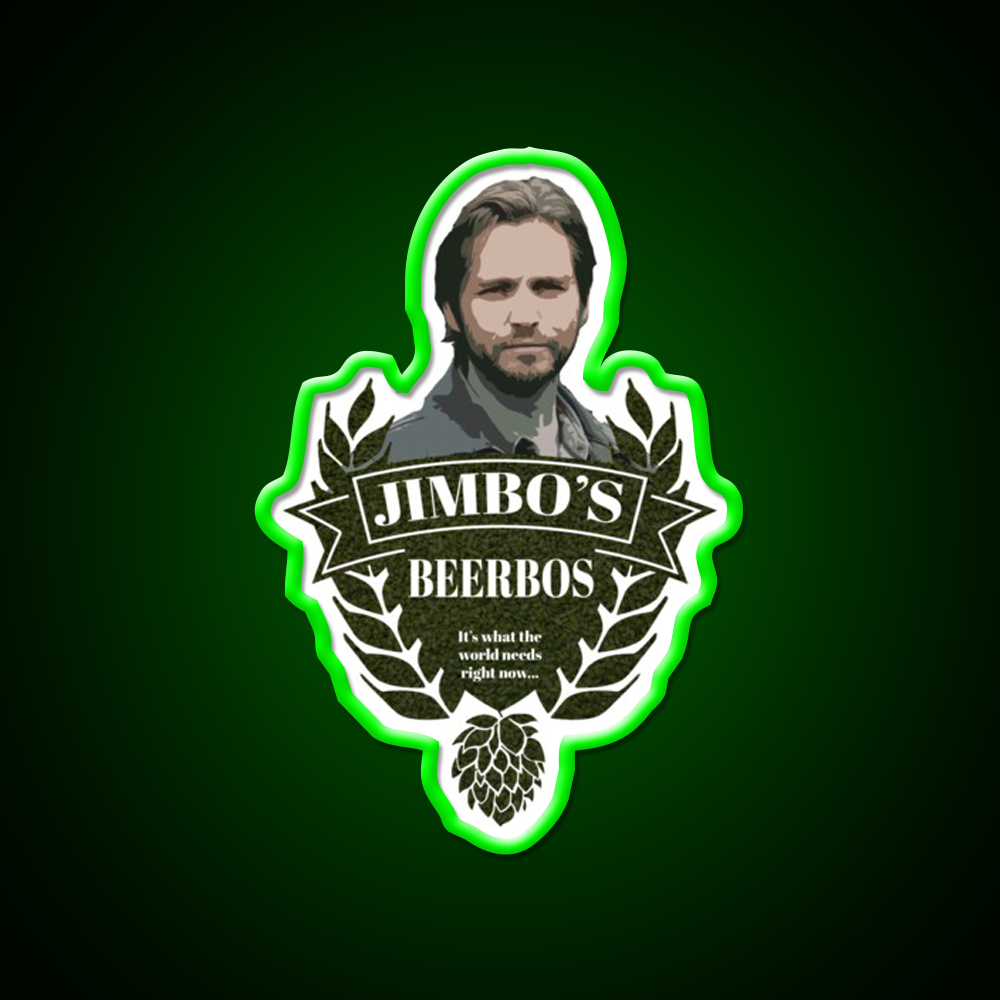 Fear The Walking Dead Jimbos Beerbos Aaron Beer Bar Decor Led Neon Sign Rgb Color - LED neon sign view 8