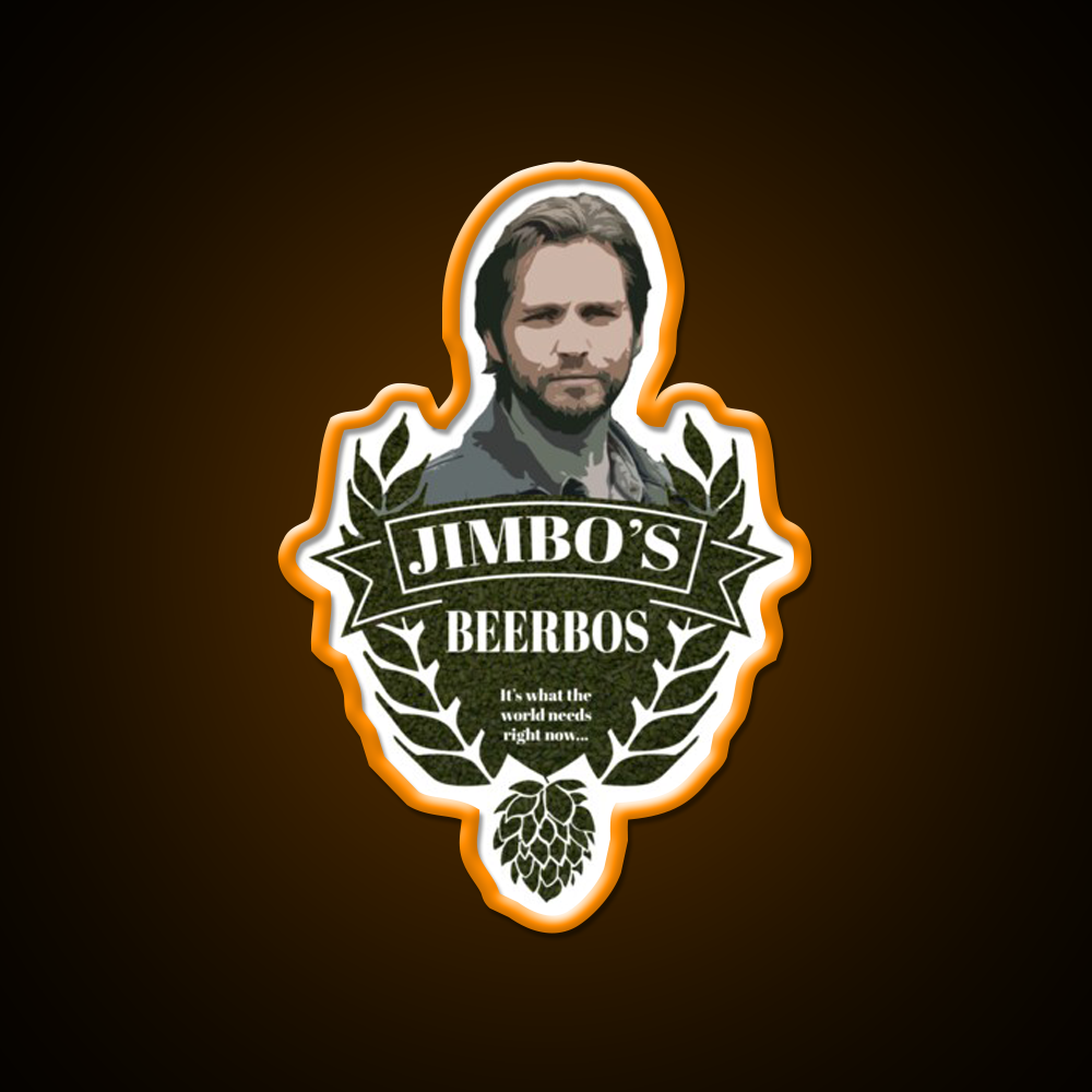 Fear The Walking Dead Jimbos Beerbos Aaron Beer Bar Decor Led Neon Sign Rgb Color - LED neon sign view 6