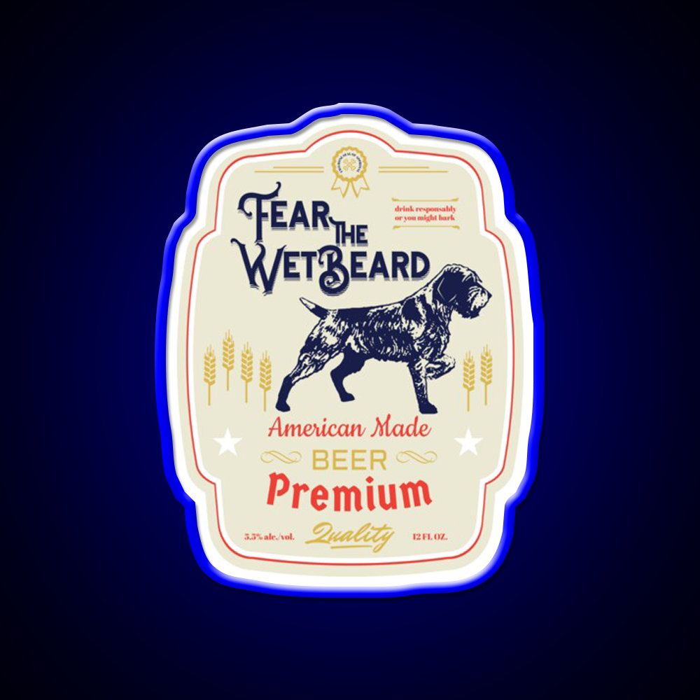 Fear The Wet Beer Bar Decor Led Neon Sign Rgb Color - LED neon sign view 5