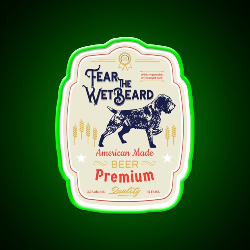 Fear The Wet Beer Bar Decor Led Neon Sign Rgb Color - LED neon sign view 8