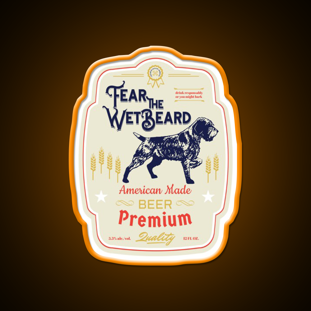 Fear The Wet Beer Bar Decor Led Neon Sign Rgb Color - LED neon sign view 6