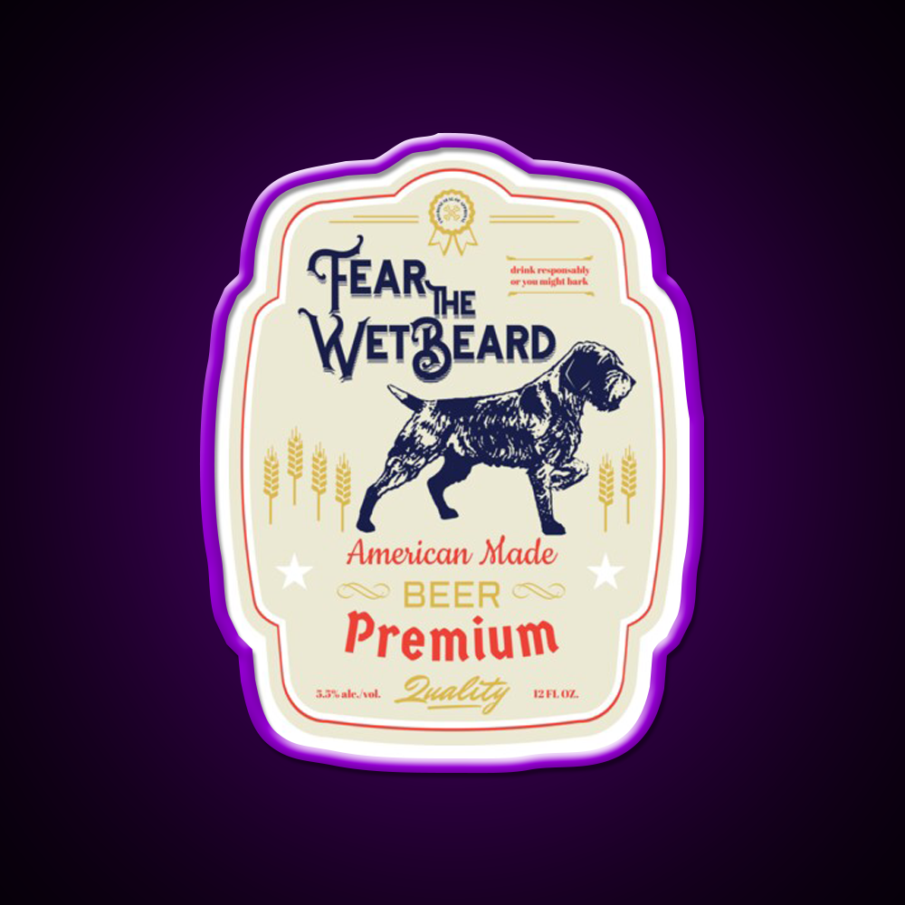 Fear The Wet Beer Bar Decor Led Neon Sign Rgb Color - LED neon sign view 9