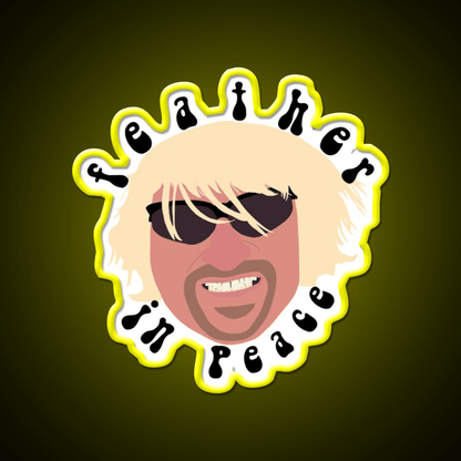 Feather In Peace Brother Welcome Led Neon Sign Open Sign Rgb Color - Shineneon