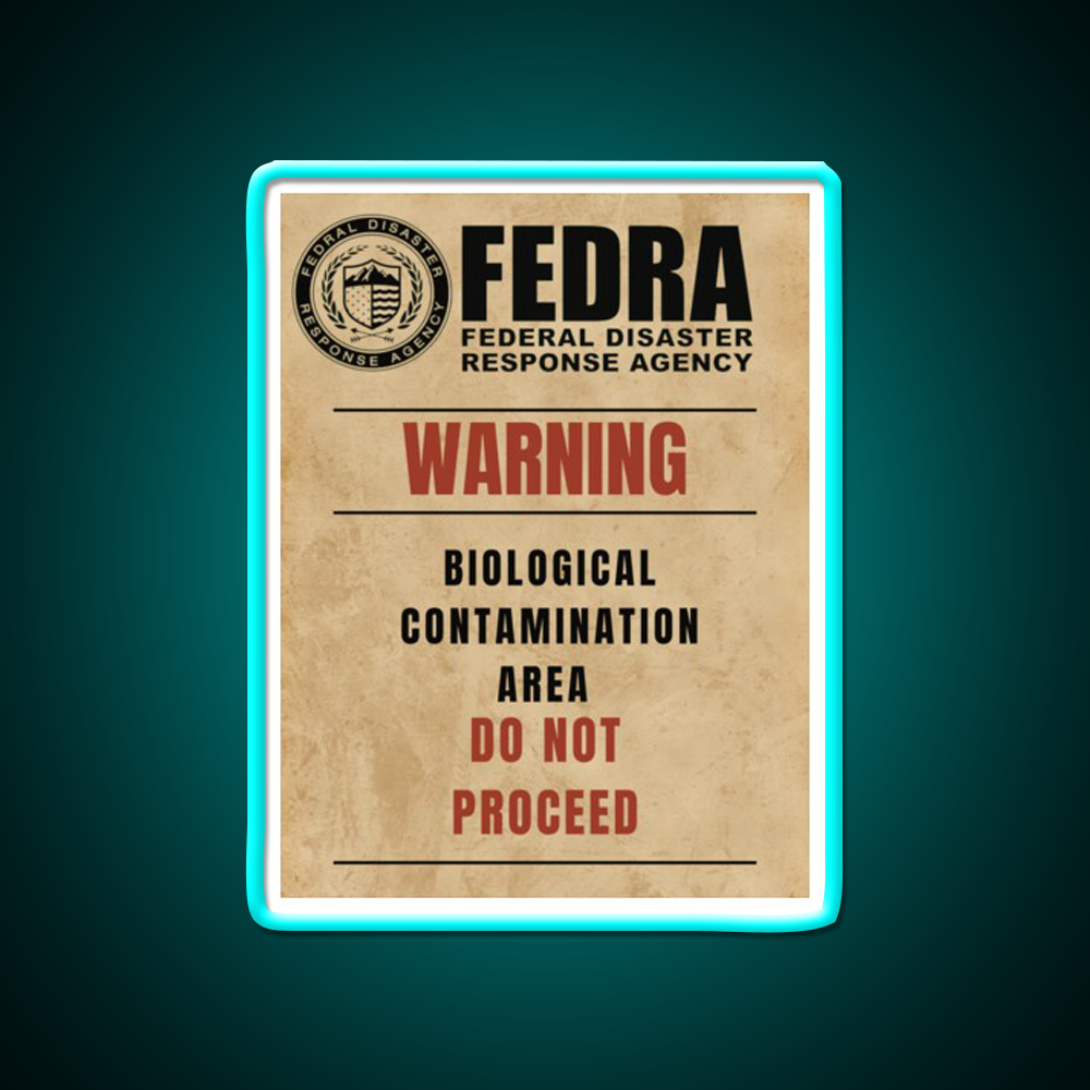 Fedra Tlou Biological Contamination Area Whiskey Drink Bar Led Neon Sign Rgb Color