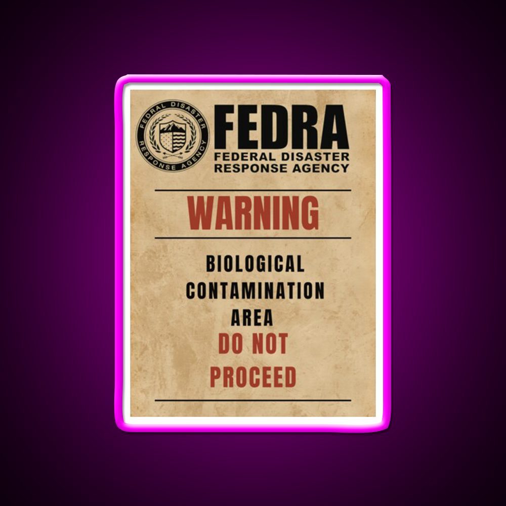 Fedra Tlou Biological Contamination Area Whiskey Drink Bar Led Neon Sign Rgb Color