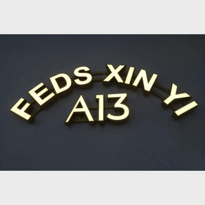 Feds Xin Yi A13 3D Frontlit Channel Letters Led Light Sign - Shineneon