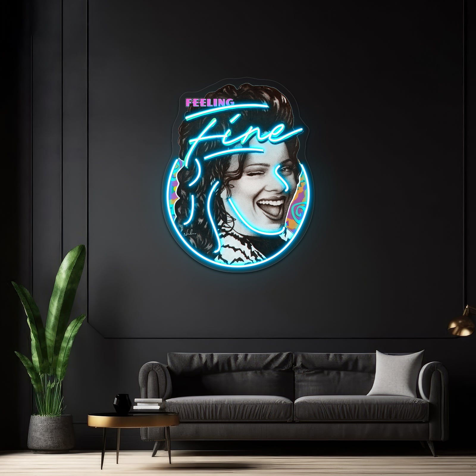 Feeling Fine Artwork Custom Neon Led Sign | Shineneon
