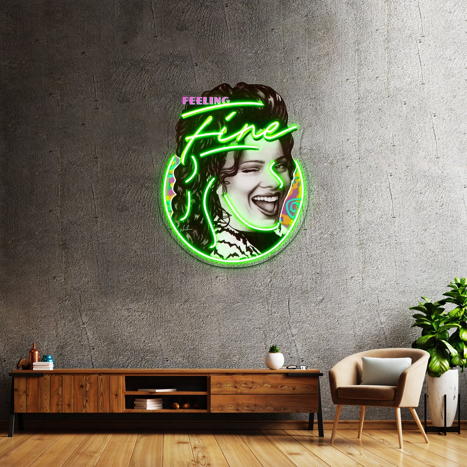 Feeling Fine Artwork Custom Neon Led Sign | Shineneon