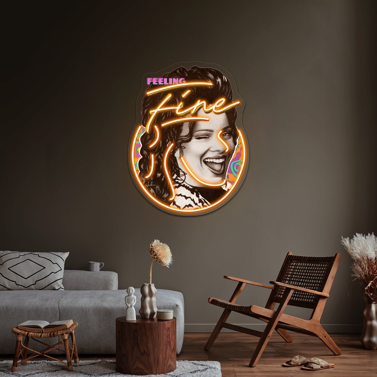 Feeling Fine Artwork Custom Neon Led Sign | Shineneon