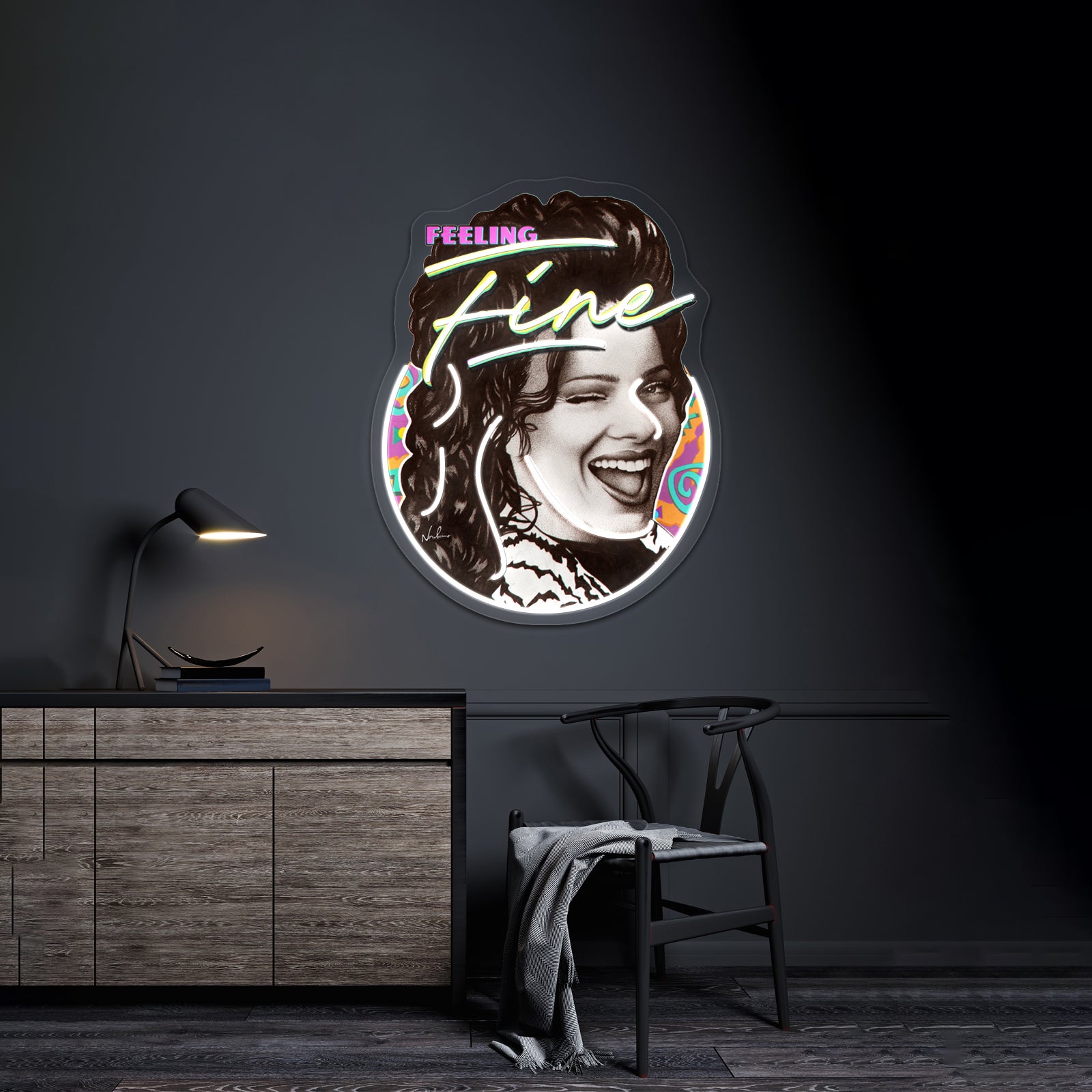 Feeling Fine Artwork Custom Neon Led Sign | Shineneon
