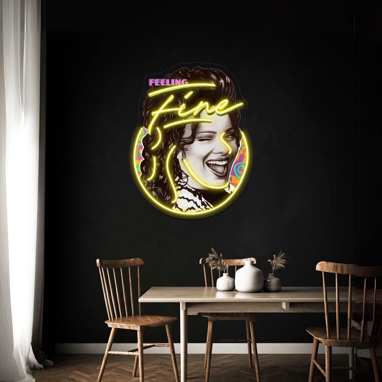 Feeling Fine Artwork Custom Neon Led Sign | Shineneon