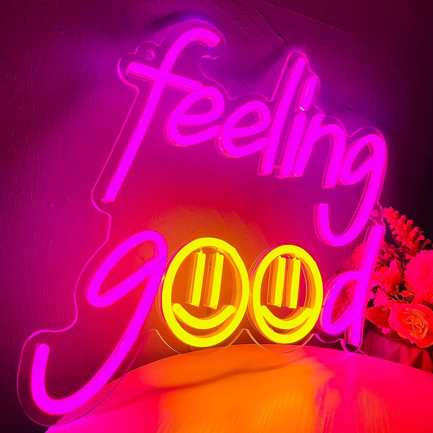 Feeling Good With Smiley Face Led Neon Sign | Shineneon