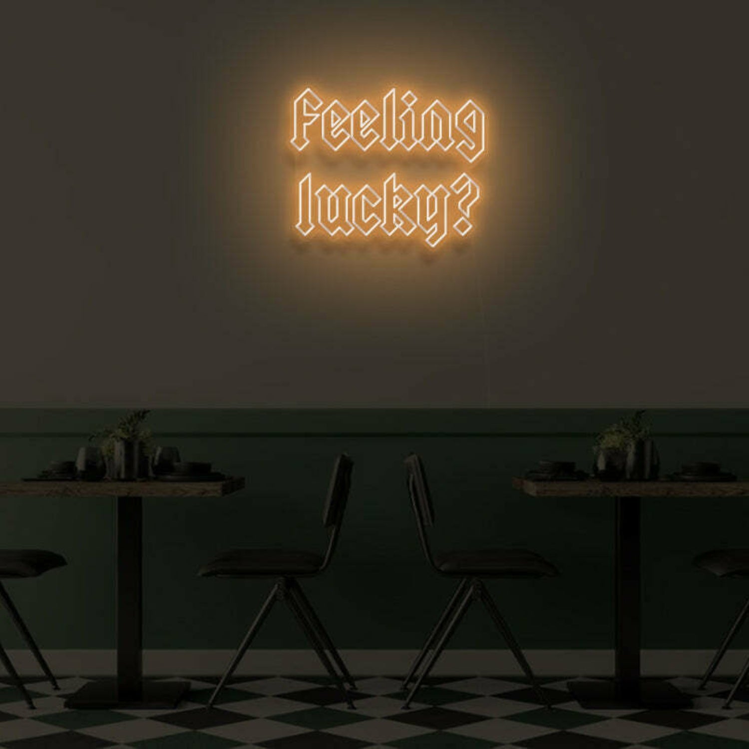 Feeling Lucky Led Neon Sign Bedroom Wall Art | Shineneon