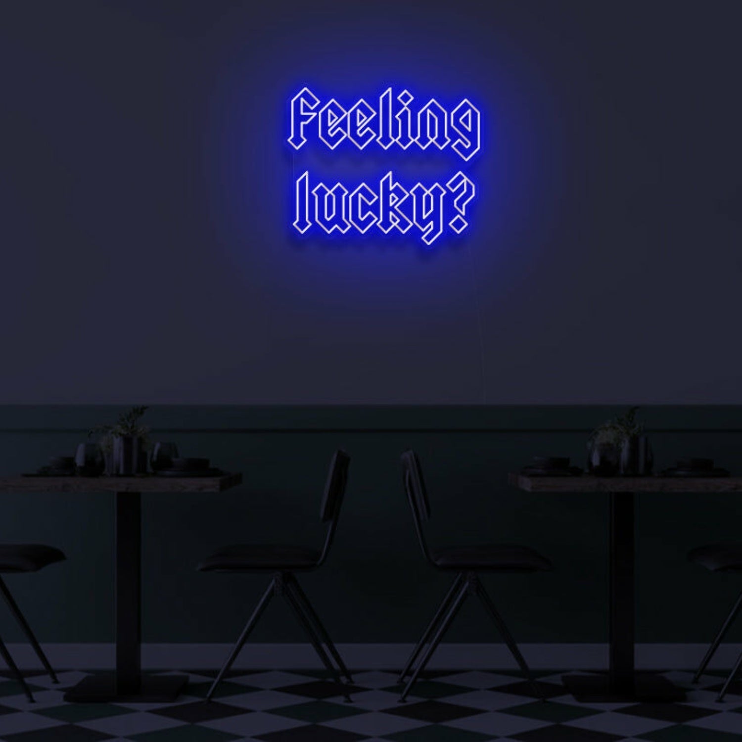 Feeling Lucky Led Neon Sign Bedroom Wall Art - Shineneon