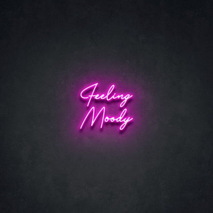 Feeling Moody Led Neon Sign For Reflective And Thoughtful Spaces - Shineneon
