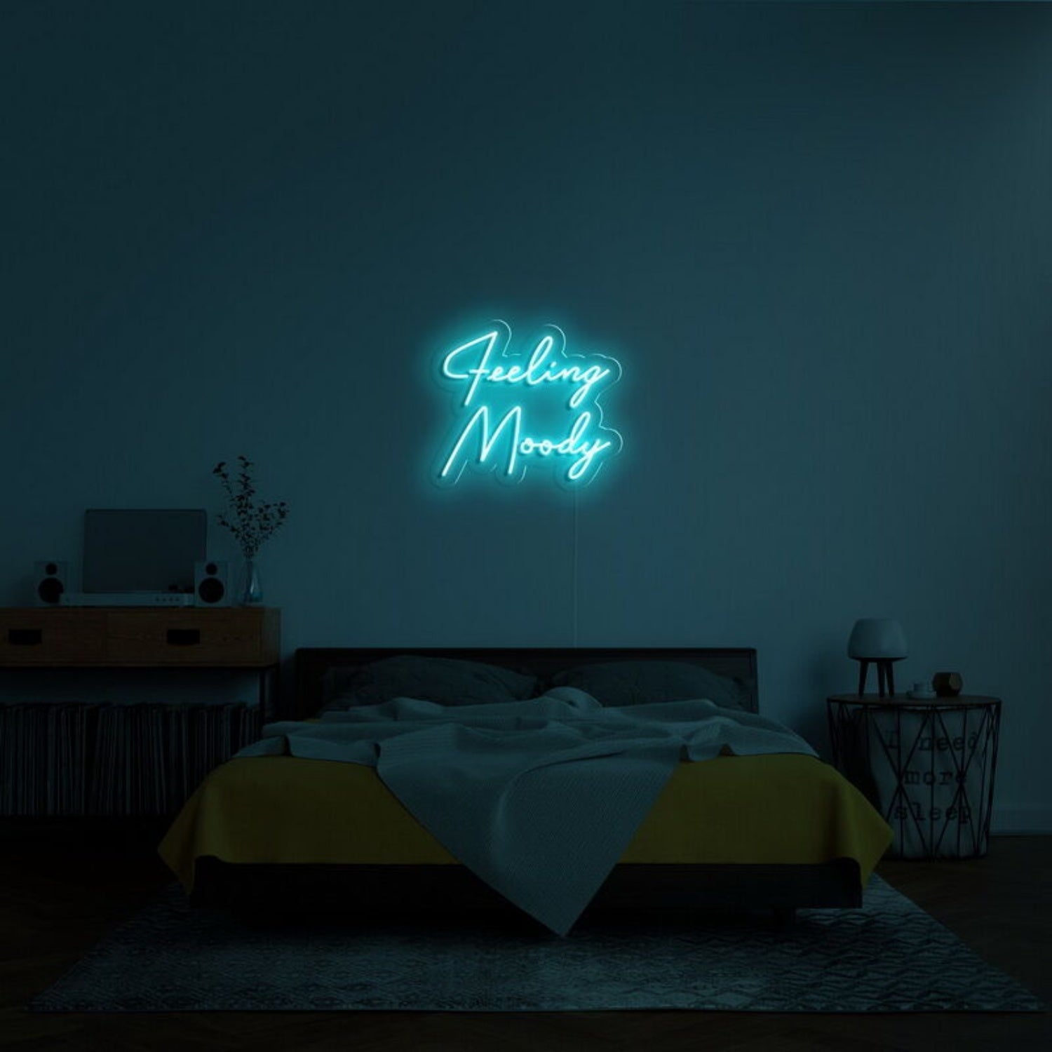 Feeling Moody Led Neon Sign For Reflective And Thoughtful Spaces - Shineneon