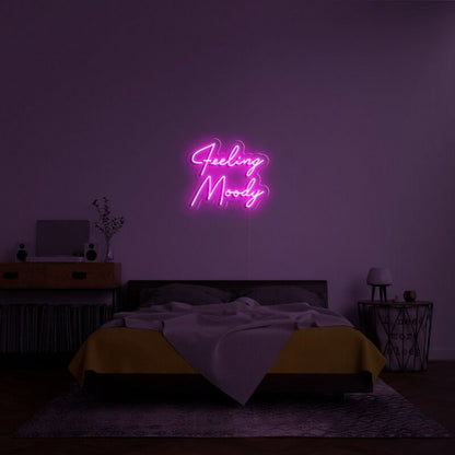 Feeling Moody Led Neon Sign For Reflective And Thoughtful Spaces - Shineneon