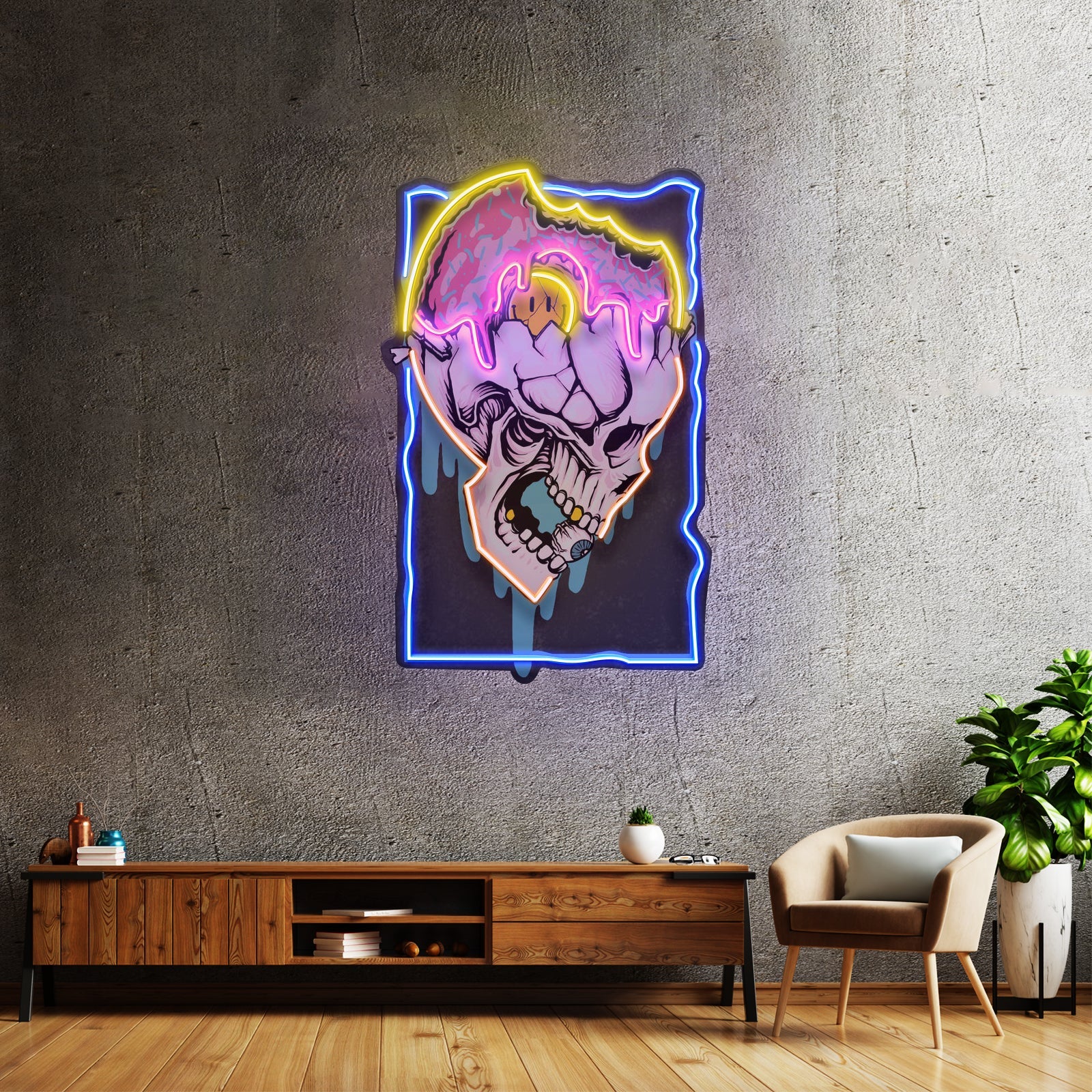 Feeling Skull Led Neon Sign Light Custom Led Signs - Shineneon