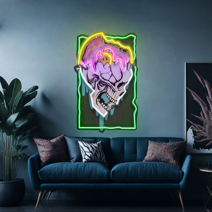 Feeling Skull Led Neon Sign Light Custom Led Signs