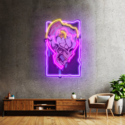 Feeling Skull Led Neon Sign Light Custom Led Signs