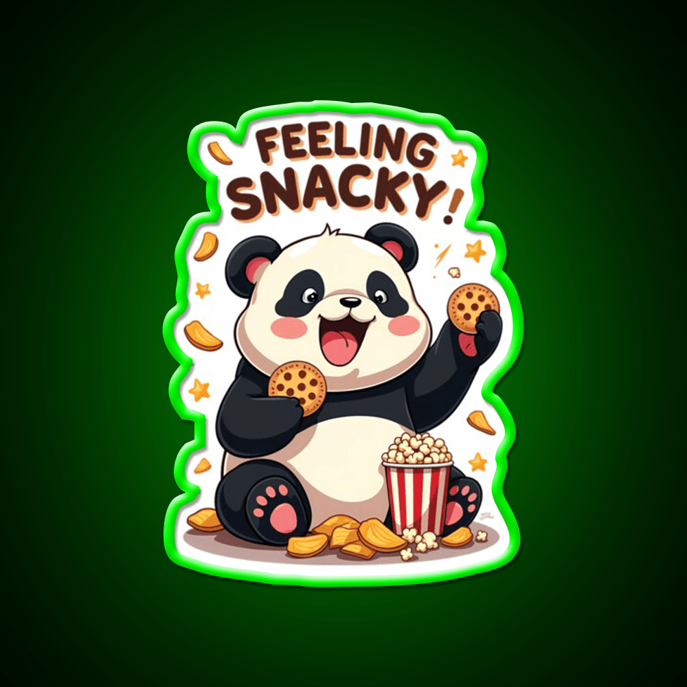 Feeling Snacky Snack Food Led Neon Sign For Snack Room Rgb Color - Shineneon