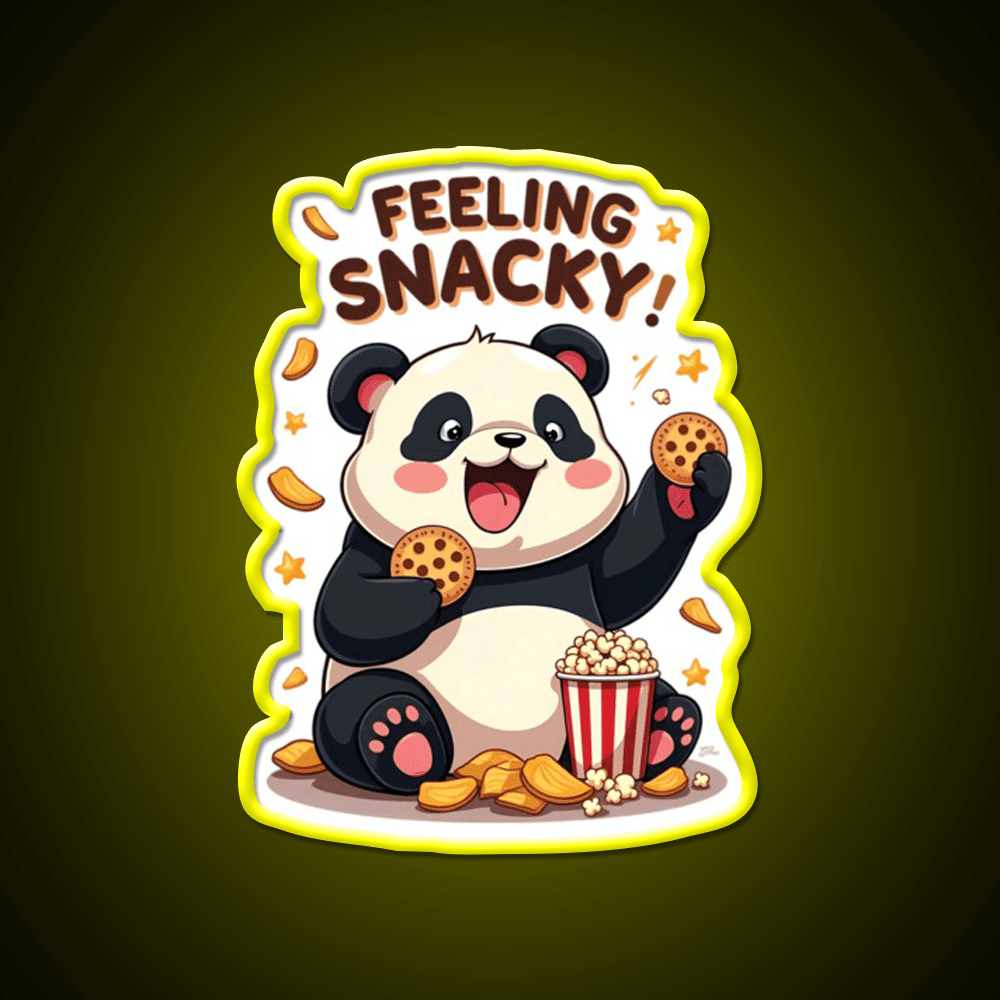 Feeling Snacky Snack Food Led Neon Sign For Snack Room Rgb Color - Shineneon