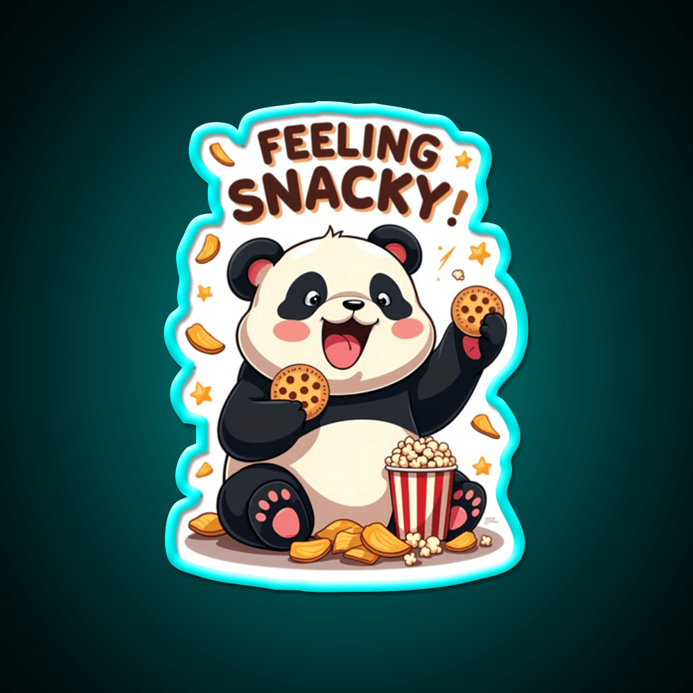 Feeling Snacky Snack Food Led Neon Sign For Snack Room Rgb Color - Shineneon