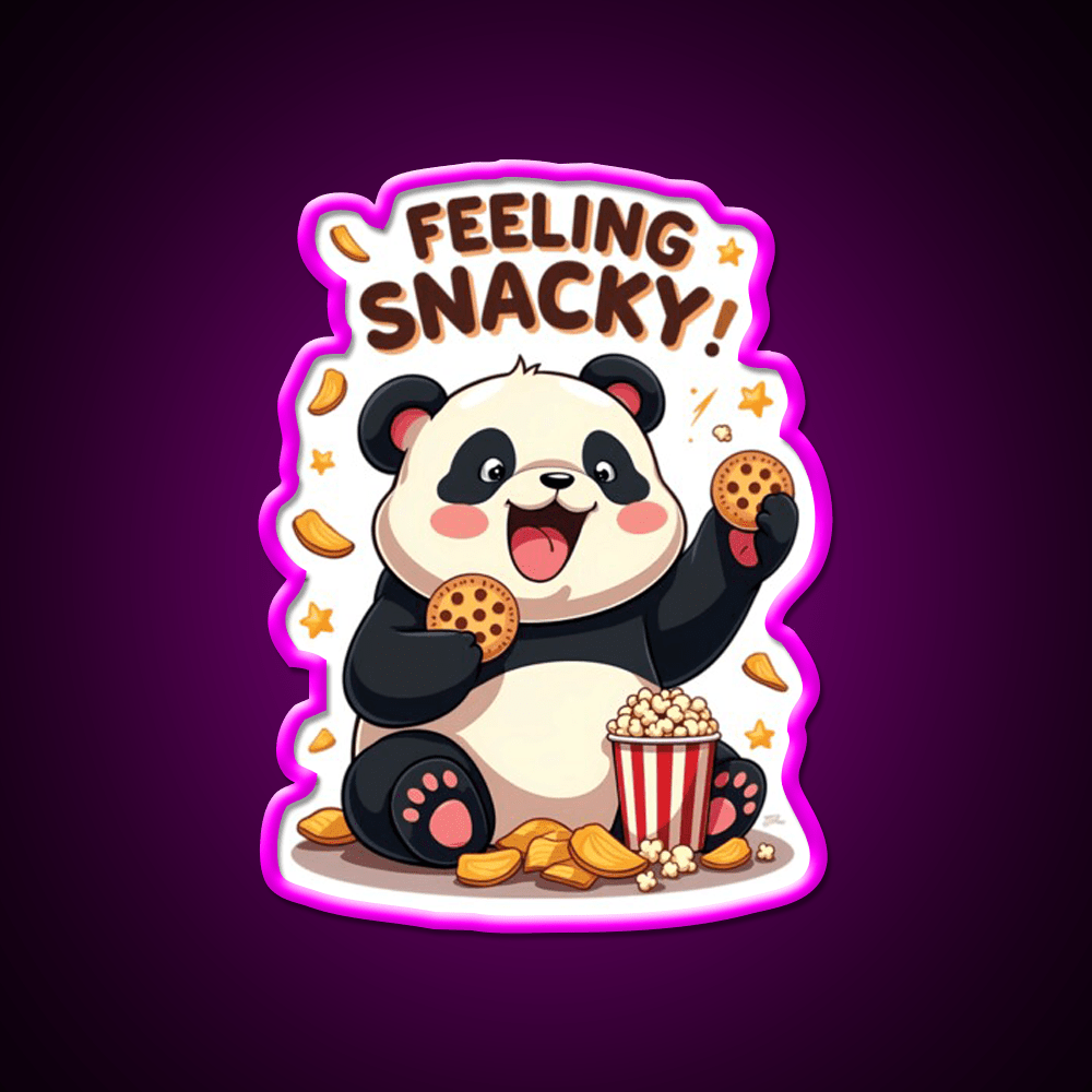 Feeling Snacky Snack Food Led Neon Sign For Snack Room Rgb Color - Shineneon