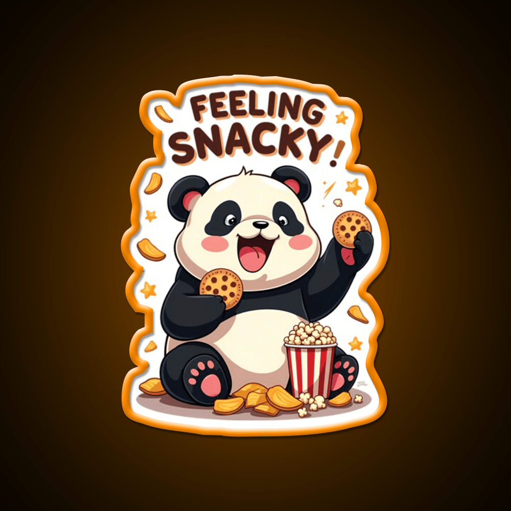 Feeling Snacky Snack Food Led Neon Sign For Snack Room Rgb Color - Shineneon