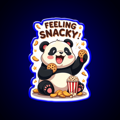 Feeling Snacky Snack Food Led Neon Sign For Snack Room Rgb Color - Shineneon