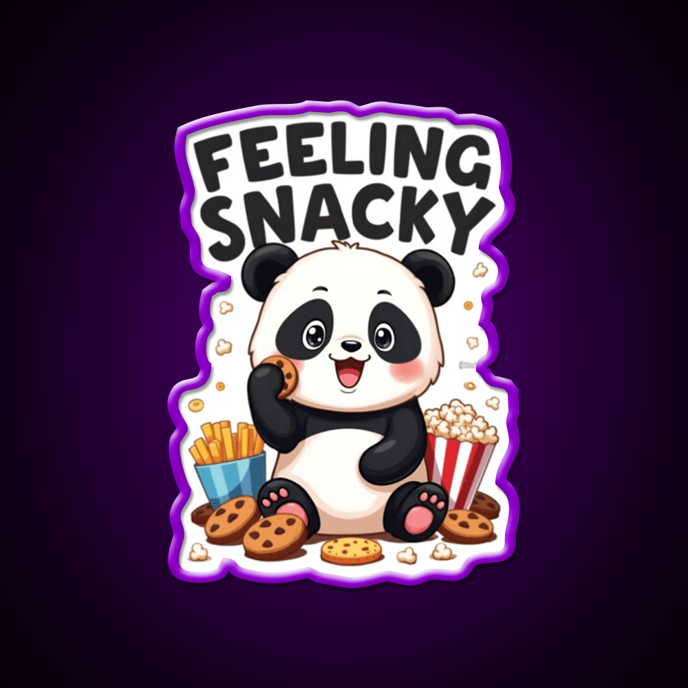 Feeling Snacky Snack Food Led Neon Sign Rgb Color - Shineneon