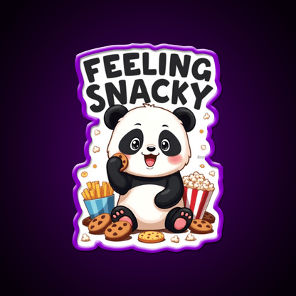Feeling Snacky Snack Food Led Neon Sign Rgb Color - Shineneon