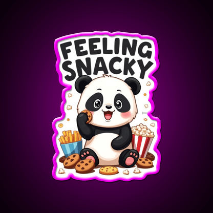 Feeling Snacky Snack Food Led Neon Sign Rgb Color - Shineneon