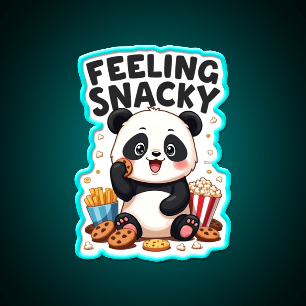 Feeling Snacky Snack Food Led Neon Sign Rgb Color - Shineneon