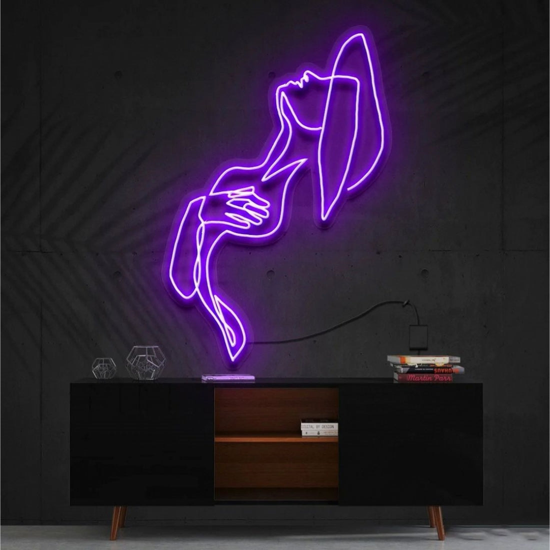 Feeling Thyself Body Line Art Led Sign Business Neon Sign