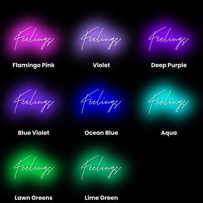 Feelings Led Neon Sign | Shineneon