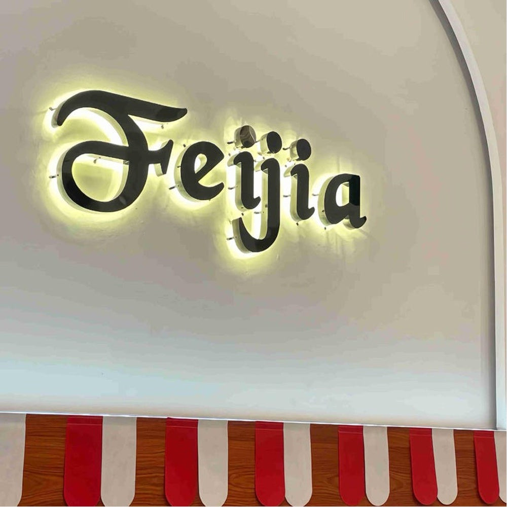 Feijia 3D Backlit Channel Letters Led Light Sign