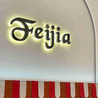 Feijia 3D Backlit Channel Letters Led Light Sign