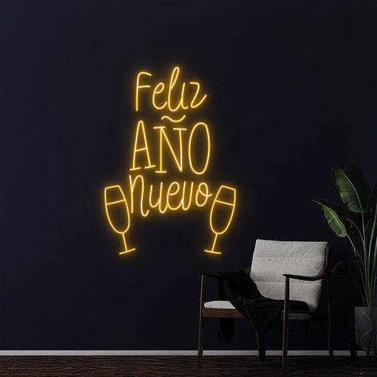 Feliz Ano Nuevo Neon Sign