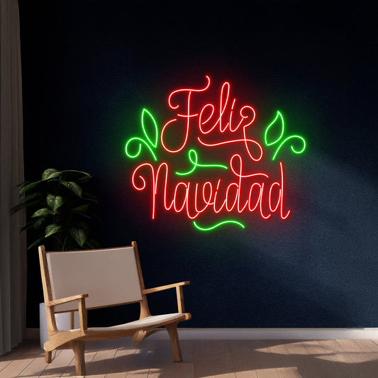 Feliz Navidad Led Neon Sign