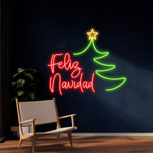 Feliz Navidad Neon Sign