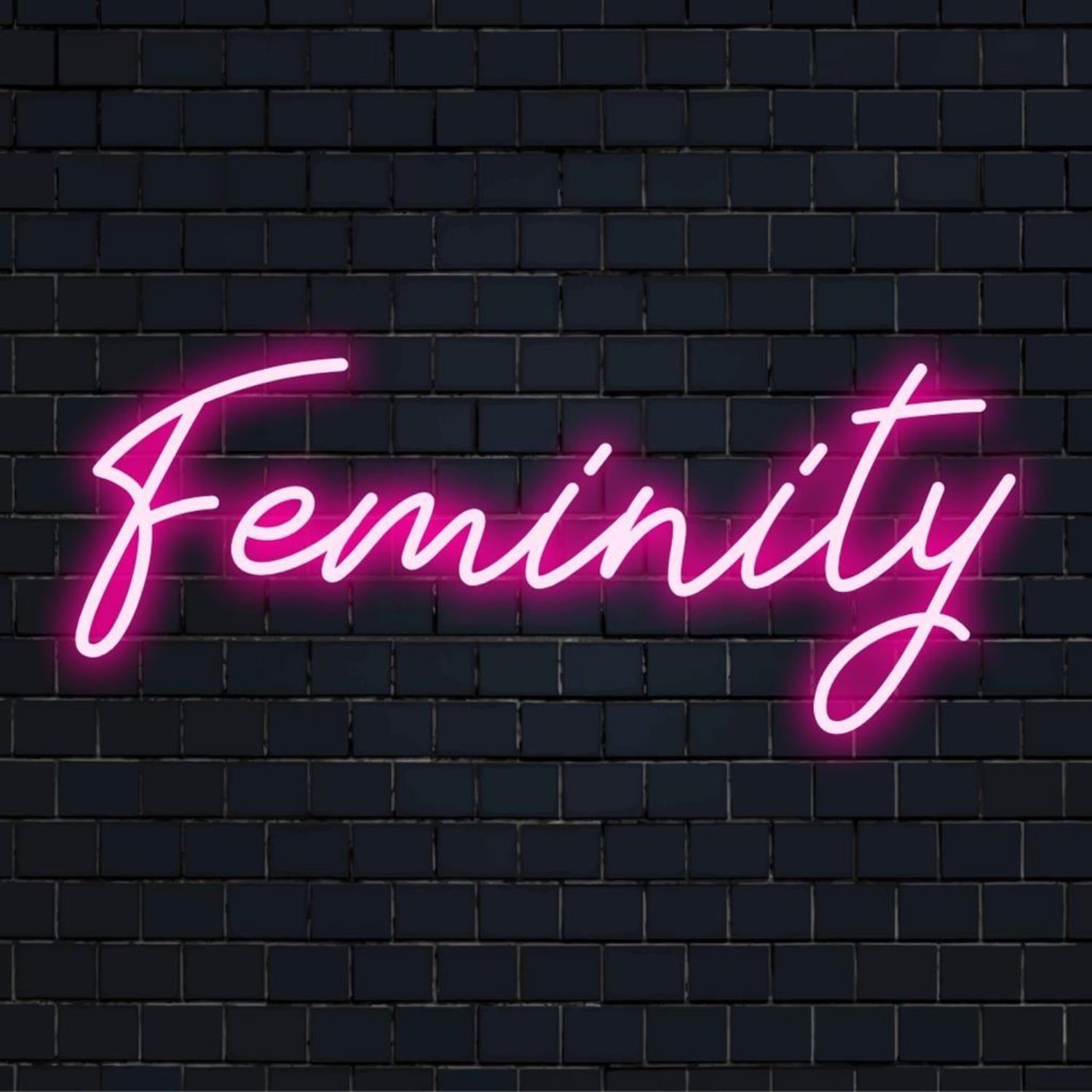 Femininity Pink Glow Led Neon Sign For Feminine Studio Wall Decor | Shineneon