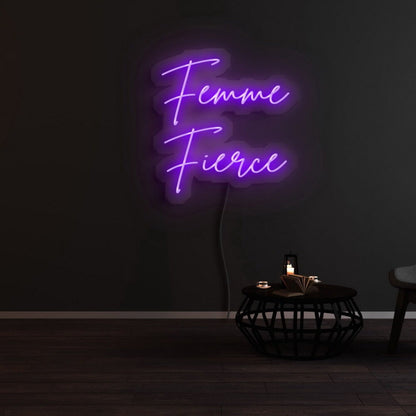 Femme Fierce Led Neon Sign - Shineneon