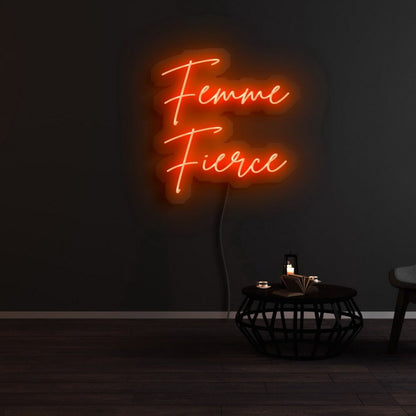 Femme Fierce Led Neon Sign - Shineneon