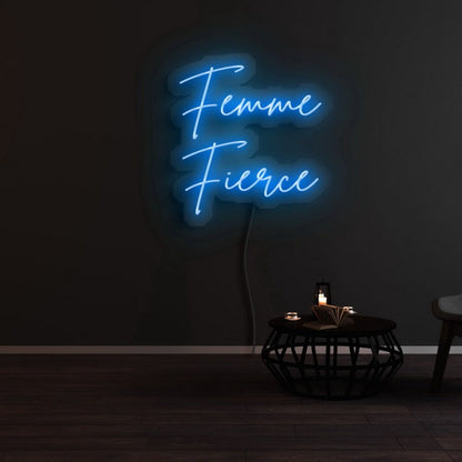 Femme Fierce Led Neon Sign - Shineneon